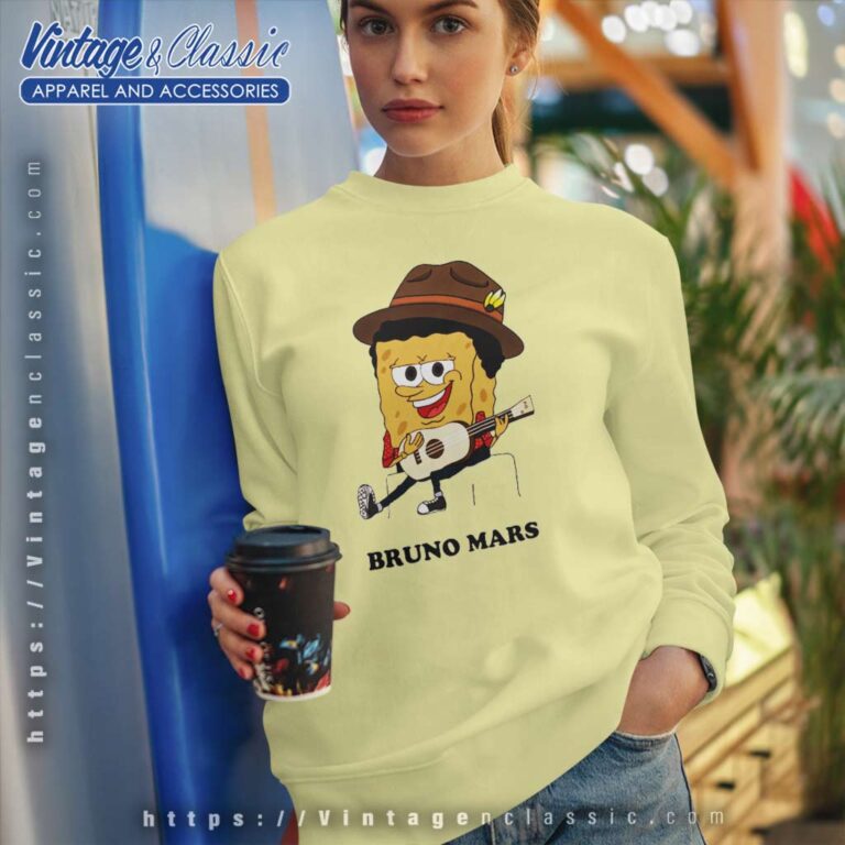 Bruno Mars Spongebob World Tour 2023 Sweatshirt Bruno Mars Spongebob World Tour 2023 Sweatshirt