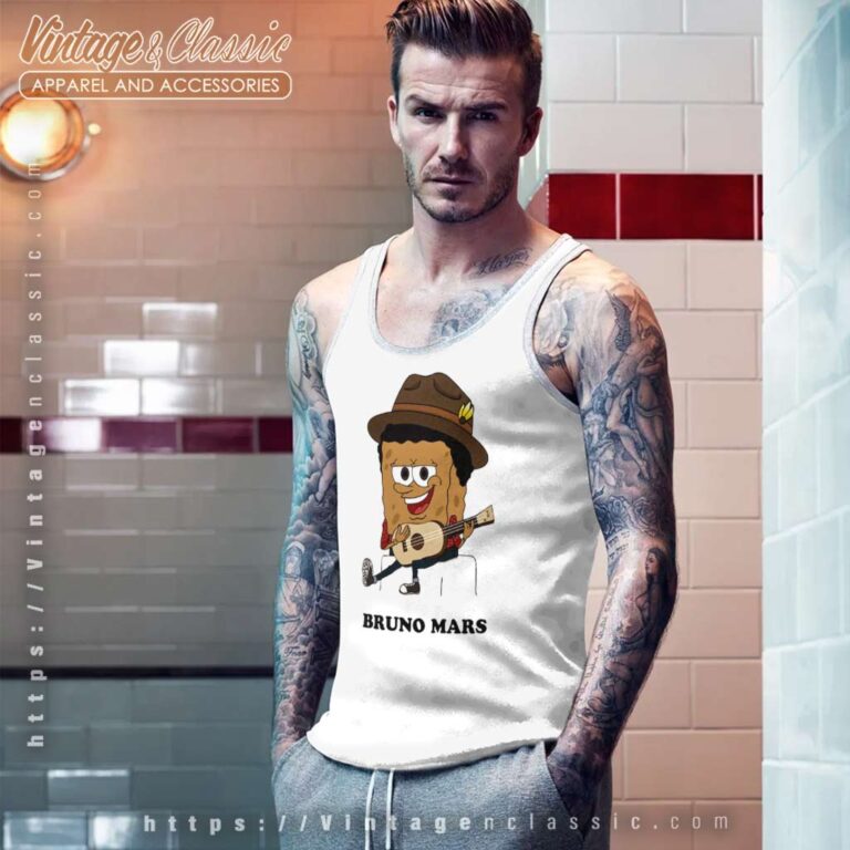 Bruno Mars Spongebob World Tour 2023 Tank Top Racerback Bruno Mars Spongebob World Tour 2023 Tank Top Racerback
