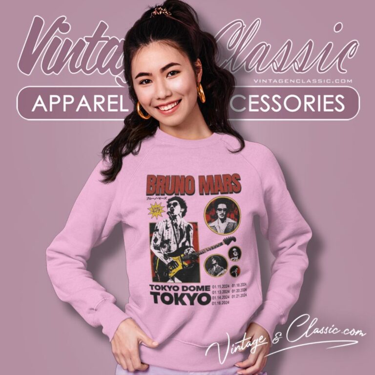 Bruno Mars Tokyo Tour 2024 Sweatshirt Bruno Mars Tokyo Tour 2024 Sweatshirt