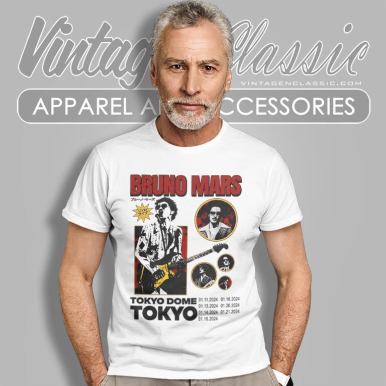 Bruno Mars Tokyo Tour 2024 T Shirt Bruno Mars Tokyo Tour 2024 T Shirt