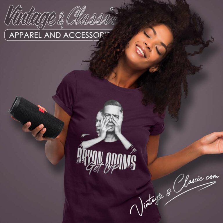 Bryan Adams Get Up Women TShirt Bryan Adams Get Up Women TShirt