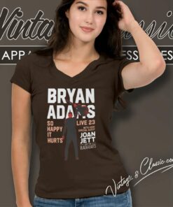 Bryan Adams So Happy It Hurts 2023 Tour Shirt 5 Bryan Adams So Happy It Hurts 2023 Tour V Neck TShirt