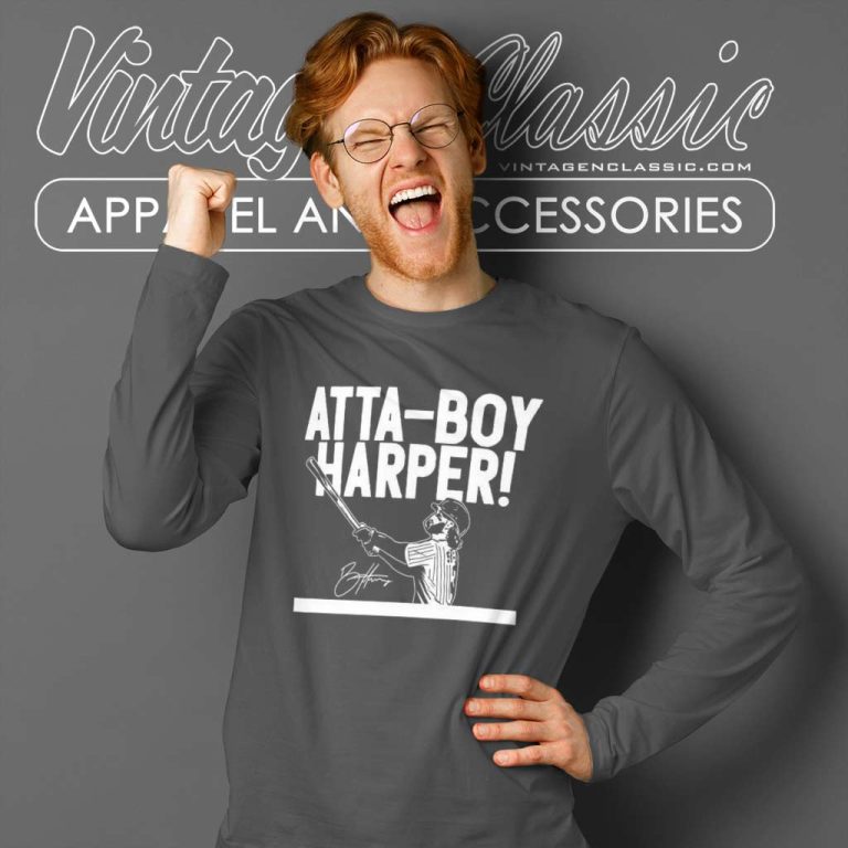 Bryce Harper Atta Boy Harper Signature Long Sleeve Tee Bryce Harper Atta Boy Harper Signature Long Sleeve Tee