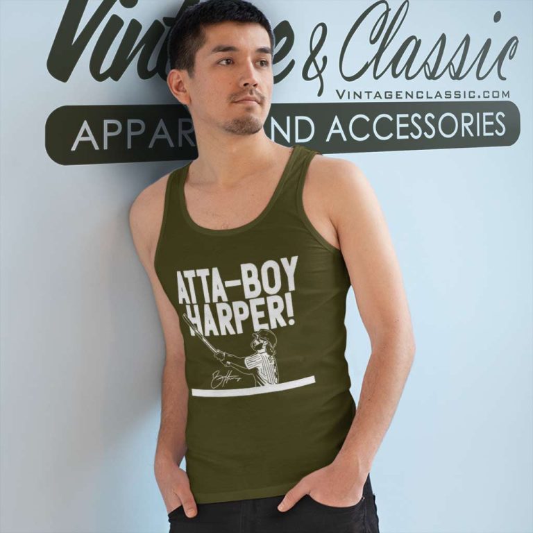 Bryce Harper Atta Boy Harper Signature Tank Top Racerback Bryce Harper Atta Boy Harper Signature Tank Top Racerback