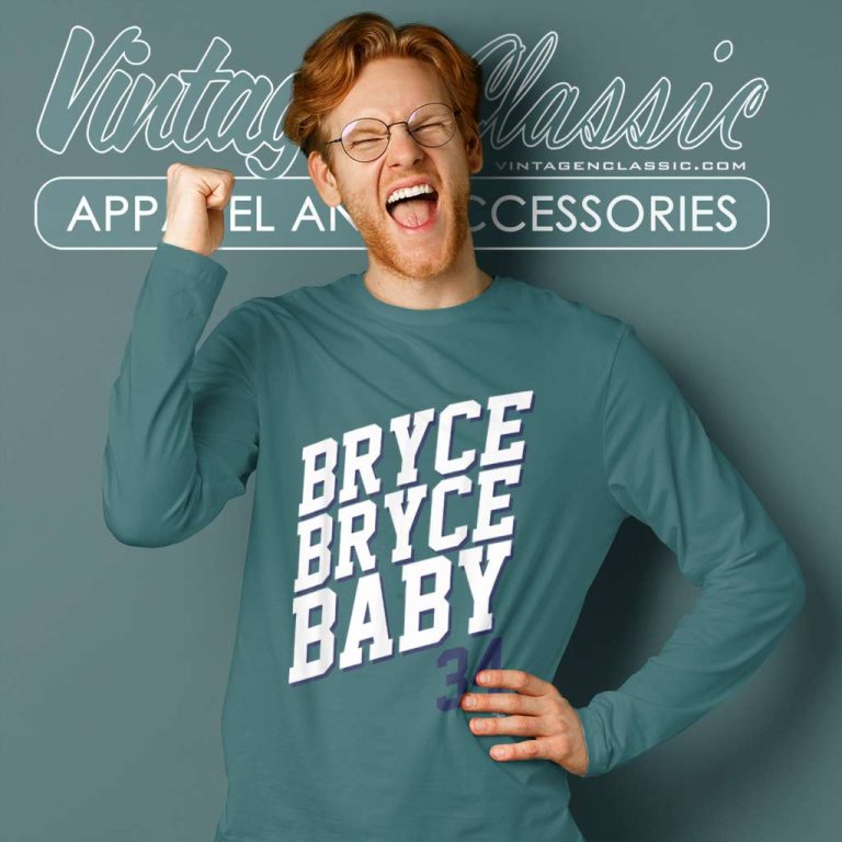 Bryce Harper Bryce Bryce Baby Long Sleeve Tee Bryce Harper Bryce Bryce Baby Long Sleeve Tee