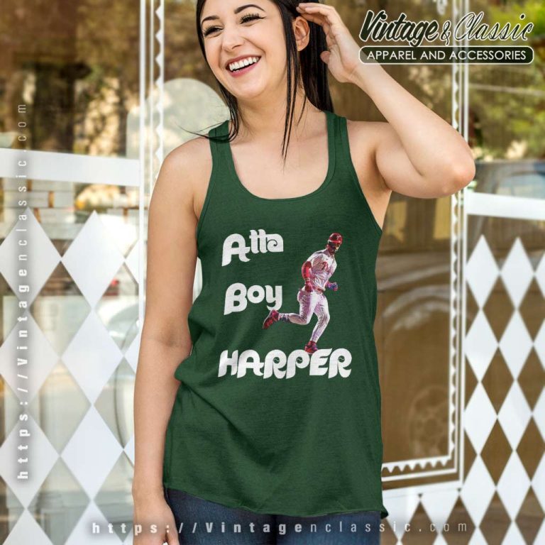 Bryce Harper Phillies Atta Boy Harper Tank Top Racerback Bryce Harper Phillies Atta Boy Harper Tank Top Racerback