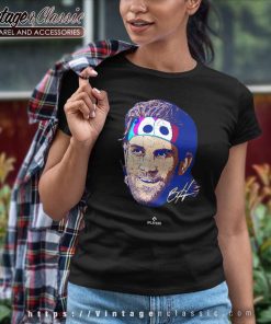 Bryce Harper Shirt Headshot Bryce Harper Philadelphia Mlbpa Women TShirt