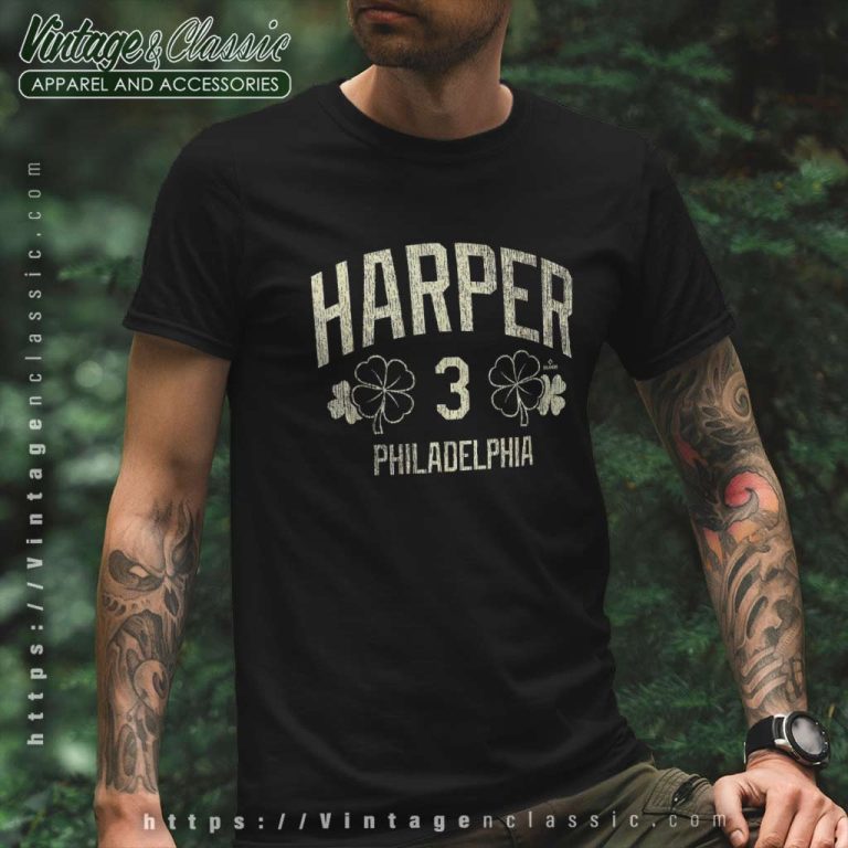 Bryce Harper Shirt Philadelphia Baseball St Patricks Clover T Shirt Bryce Harper Shirt Philadelphia Baseball St Patricks Clover T Shirt