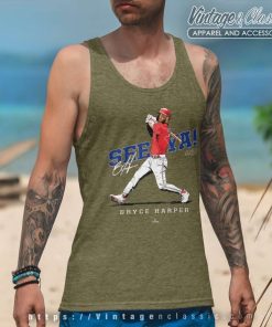 Bryce Harper Shirt Philadelphia Mlbpa Tank Top Racerback