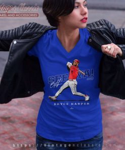 Bryce Harper Shirt Philadelphia Mlbpa V Neck TShirt