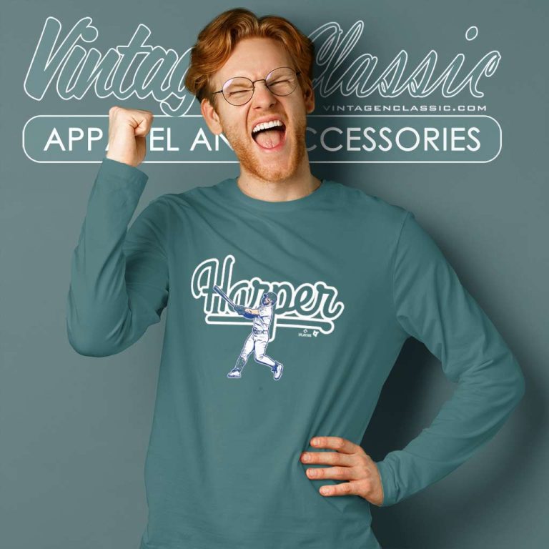 Bryce Harper Shirt Philly Swing Philadelphia Baseball Long Sleeve Tee Bryce Harper Shirt Philly Swing Philadelphia Baseball Long Sleeve Tee