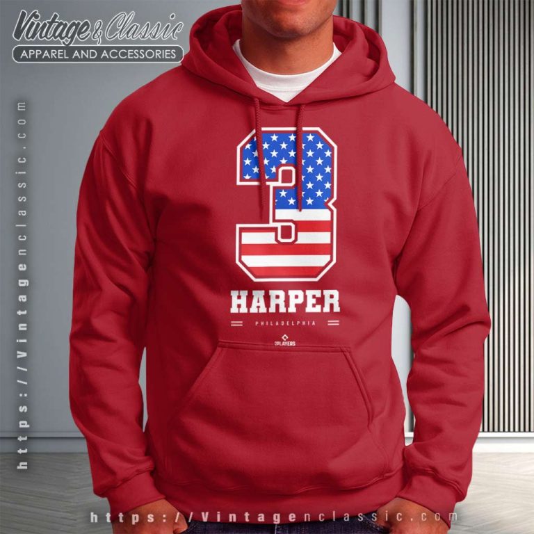 Bryce Harper Shirt Us Flag Number Hoodie Bryce Harper Shirt Us Flag Number Hoodie