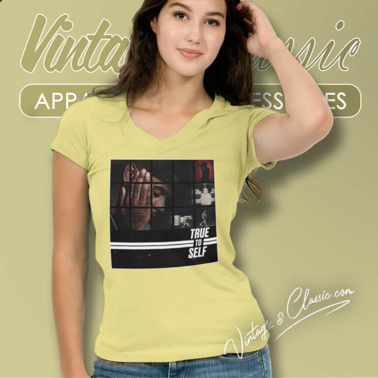 Bryson Tiller True To Self V Neck TShirt Bryson Tiller True To Self V Neck TShirt