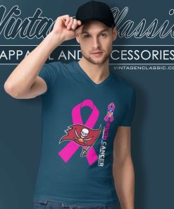 Buccaneers Nfl Crush Cancer 2023 V Neck TShirt