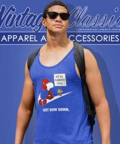 Buccaneers Snoopy Are Number One Shirt Nike Just Bow Down Tank Top Racerback