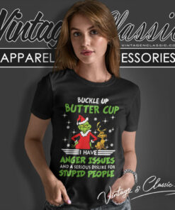 Buckle Up Grinch Christmas Women T Shirt