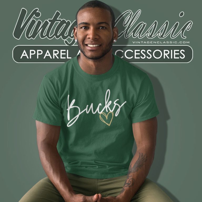 Bucks Love Tee Milwaukee Basketball Inspired T Shirt Bucks Love Tee Milwaukee Basketball Inspired T Shirt