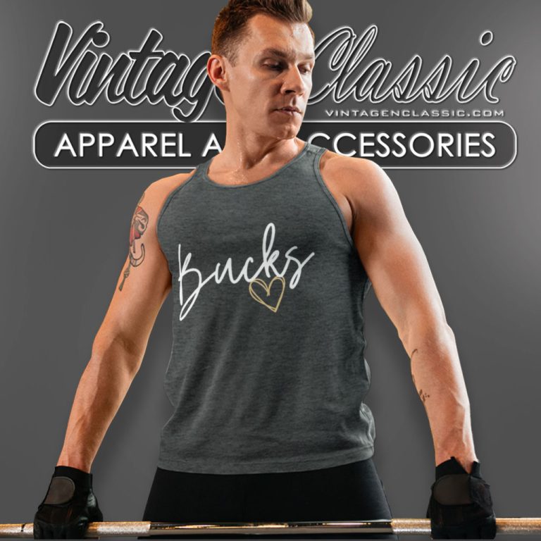 Bucks Love Tee Milwaukee Basketball Inspired Tank Top Racerback Bucks Love Tee Milwaukee Basketball Inspired Tank Top Racerback