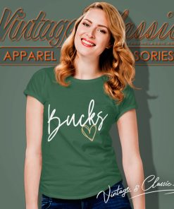 Bucks Love Tee Milwaukee Basketball Inspired Women T Shirt