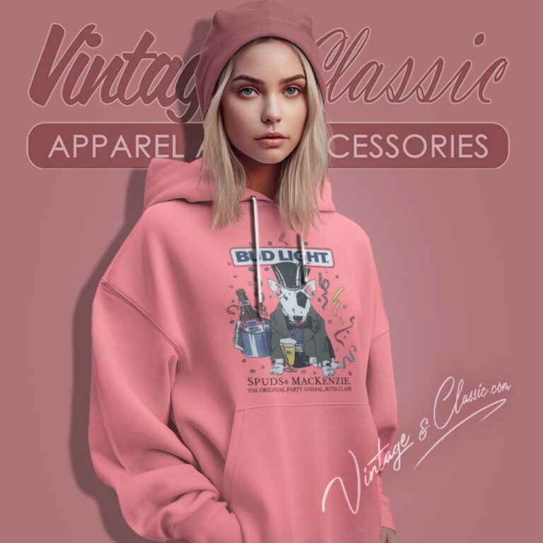 Bud Light Beer Spuds Mackenzie Shirt The Original Party Animal With Class Hoodie Bud Light Beer Spuds Mackenzie Shirt The Original Party Animal With Class Hoodie