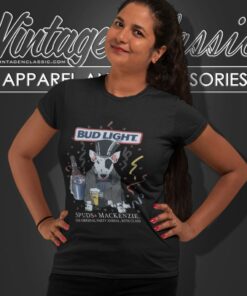 Bud Light Beer Spuds Mackenzie Shirt The Original Party Animal With Class Women T Shirt