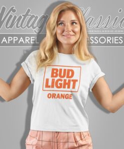 Bud Light Orange Beer Women T Shirt