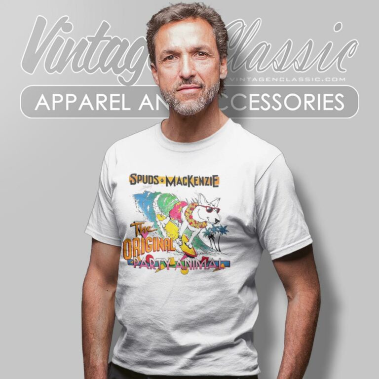 Bud Light Spuds Mackenzie Party Animal T Shirt Bud Light Spuds Mackenzie Party Animal T Shirt