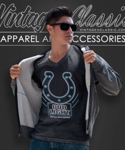 Bud Light X Indianapolis Colts V Neck TShirt