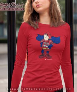 Bud Man Budweiser Anheuser Busch Long Sleeve Tee