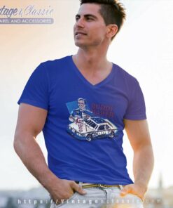 Buddy Baker Crisco Racing Nascar V Neck TShirt