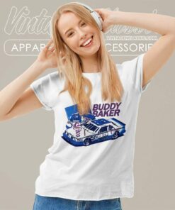 Buddy Baker Crisco Racing Nascar Women TShirt