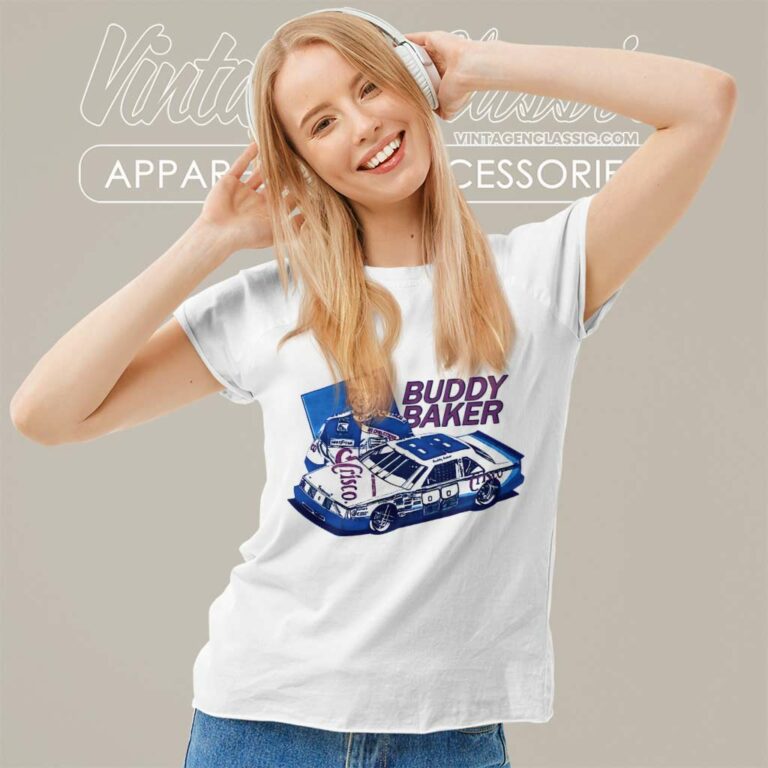 Buddy Baker Crisco Racing Nascar Women TShirt Buddy Baker Crisco Racing Nascar Women TShirt