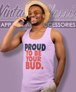 Budweiser Beer Proud To Be Your Bud Tank Top Racerback