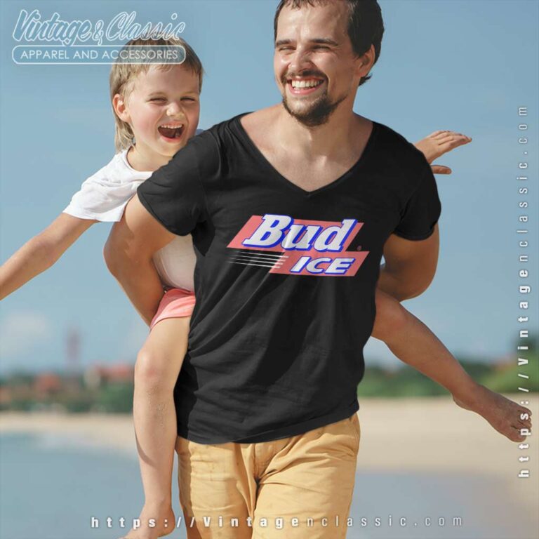 Budweiser Bud Ice Dooby Doo Penguins V Neck TShirt Budweiser Bud Ice Dooby Doo Penguins V Neck TShirt