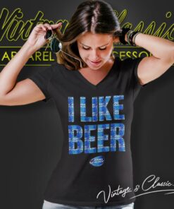 Budweiser Bud Light I Like Beer V Neck TShirt