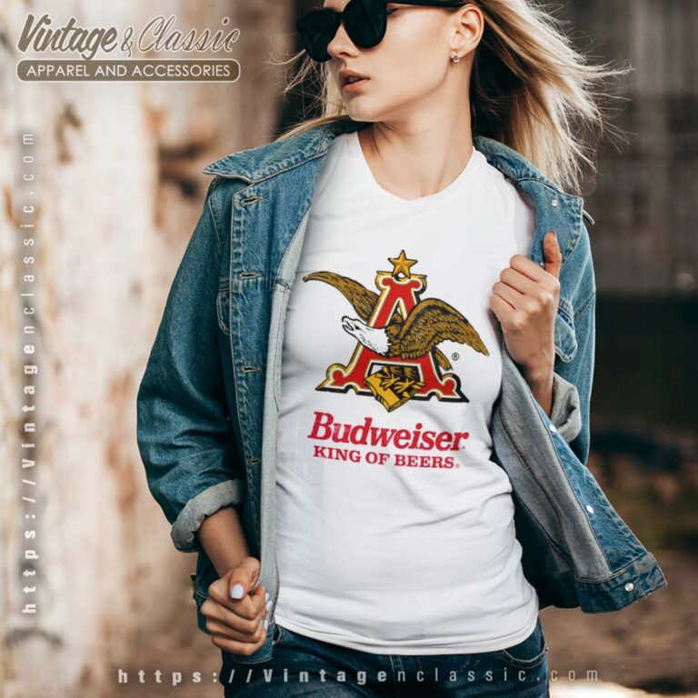 Budweiser Eagle King Of Beer Vneck Budweiser Tshirt Budweiser Eagle King Of Beer Vneck Budweiser Tshirt