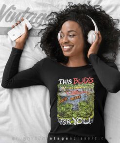 Budweiser Frogs Shirt Speedboat Racing This Buds For You Long Sleeve Tee