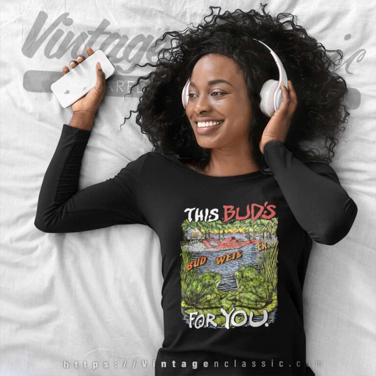 Budweiser Frogs Shirt Speedboat Racing This Buds For You Long Sleeve Tee Budweiser Frogs Shirt Speedboat Racing This Buds For You Long Sleeve Tee