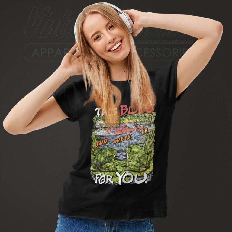 Budweiser Frogs Shirt Speedboat Racing This Buds For You Women TShirt Budweiser Frogs Shirt Speedboat Racing This Buds For You Women TShirt