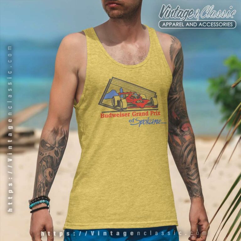 Budweiser Grand Prix Spokane Nascar Tank Top Racerback Budweiser Grand Prix Spokane Nascar Tank Top Racerback