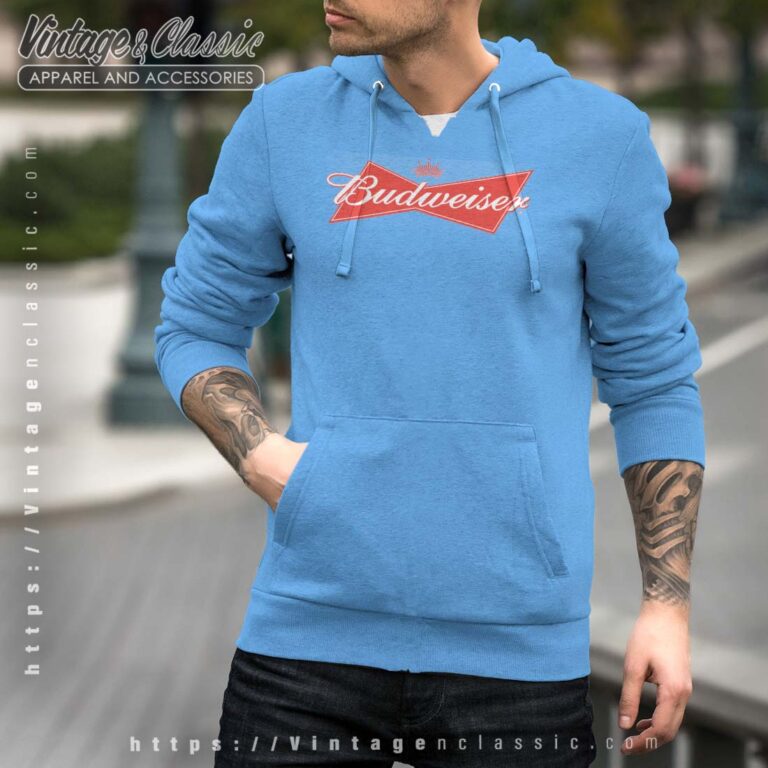 Budweiser King Of Beer Budweiser Logo Hoodie Budweiser King Of Beer Budweiser Logo Hoodie