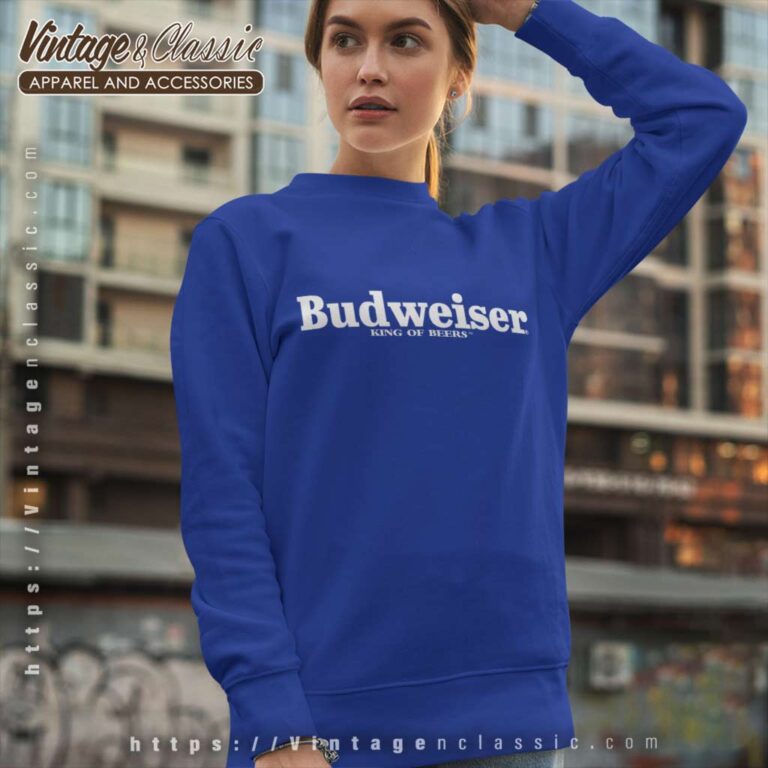 Budweiser King Of Beer Logo Sweatshirt Budweiser King Of Beer Logo Sweatshirt
