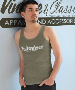 Budweiser King Of Beer Logo Tank Top Racerback