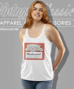 Budweiser King Of Beers Label Shirt 6 Budweiser King Of Beers Label Tank Top Racerback