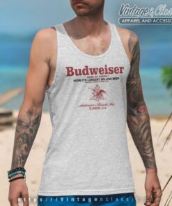 Budweiser King Of Beers Logo Tank Top Racerback