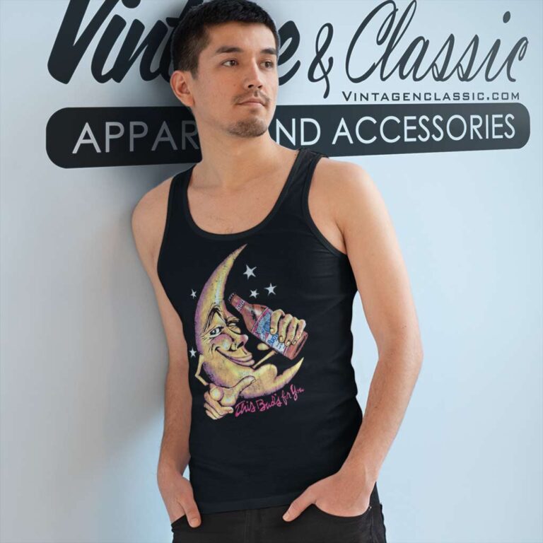 Budweiser Moon This Buds For You Tank Top Racerback Budweiser Moon This Buds For You Tank Top Racerback