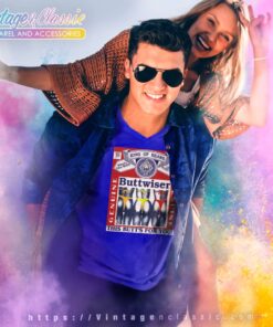 Budweiser Shirt Genuine Buttwiser King Of Rears V Neck TShirt