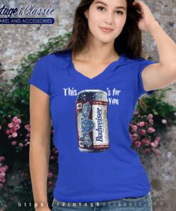 Budweiser This Buds For You V Neck TShirt