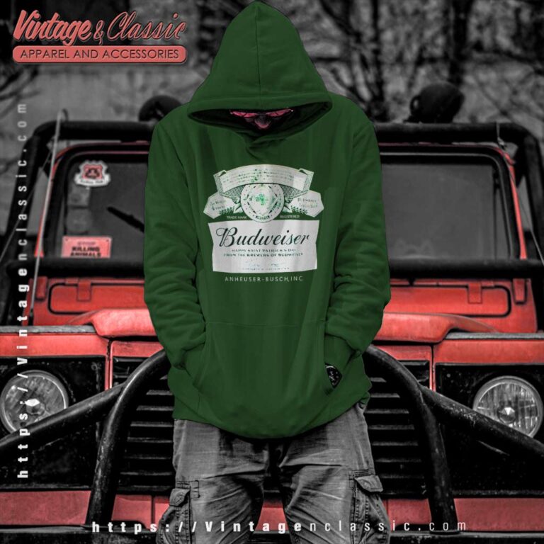 Budweiser Vintage Green Label Hoodie Budweiser Vintage Green Label Hoodie