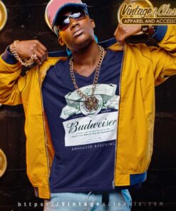 Budweiser Vintage Green Label Shirt 5 Budweiser Vintage Green Label V Neck TShirt